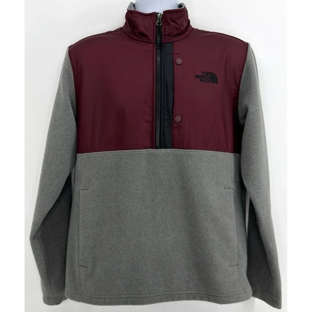 The North Face Men's M Fleece Pullover Denali Style Snap 1/4 Zip NF0A3KEX